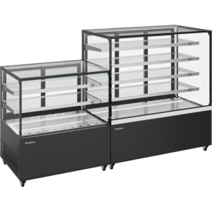 Витрина кондитерская Carboma KC71-110 VV 1,2-2 (9005) открытая - Изображение 3