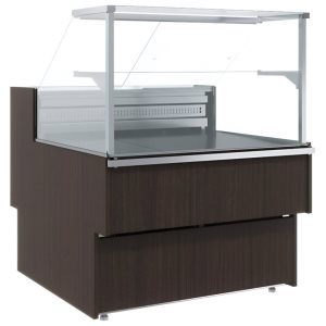 Витрина холодильная Carboma GC110- VV 1,25-1 (ВХСр-1,25 Carboma CG 110 (динамика)) (1005 венге)