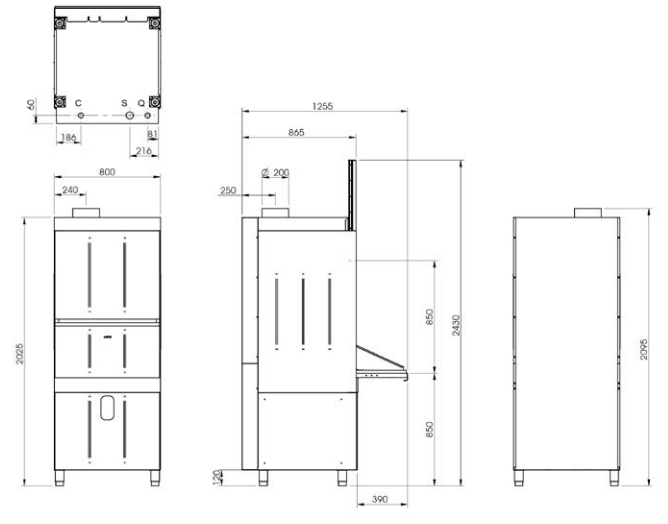 Котломоечная машина SMEG UW6070D - Изображение 2