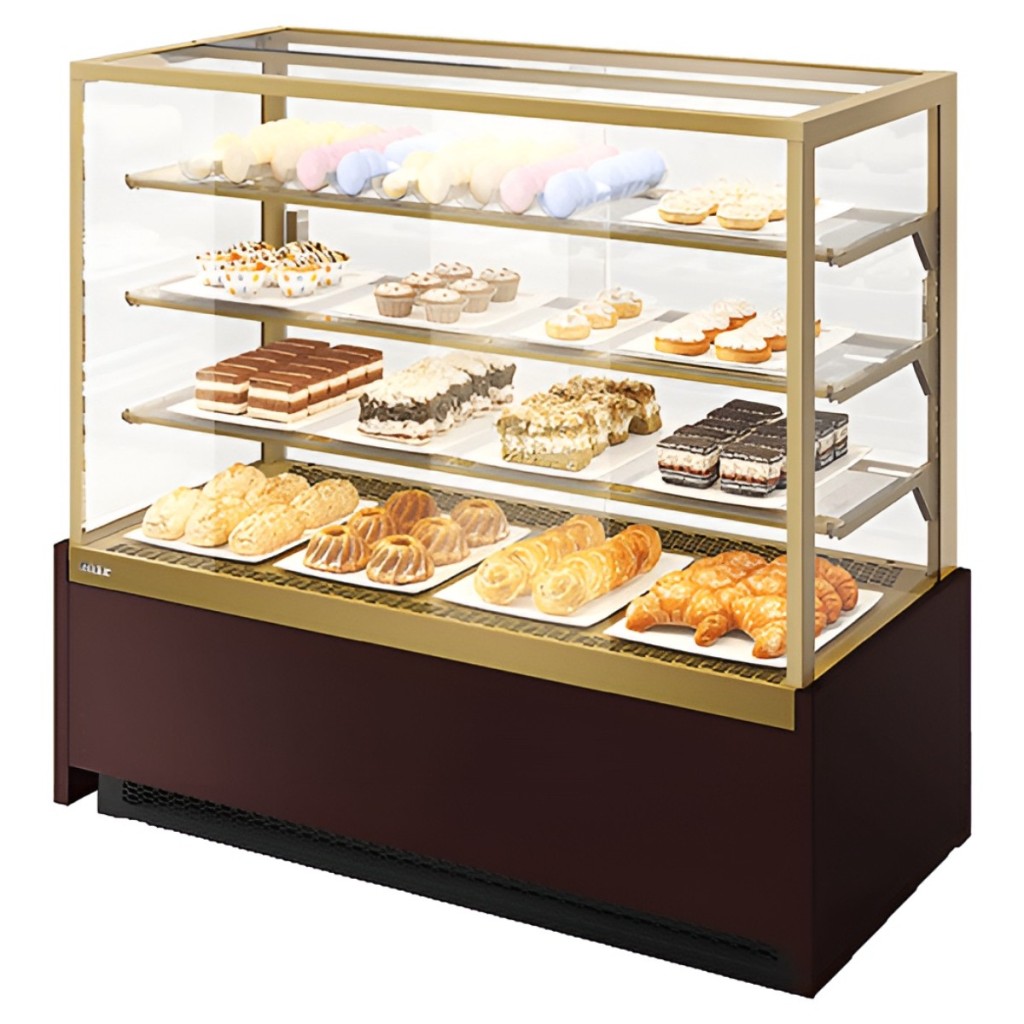 Витрина кондитерская Chilz VETE KUB 90 шоколад, золотой глянец