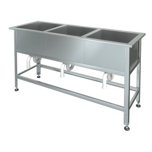 Ванна моечная МХМ М-3-0,3-0,53/1,47 (AISI 430)