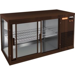 Витрина холодильная настольная HICOLD VRL 1100 R Brown