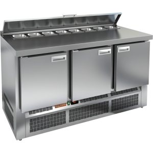Стол холодильный для салатов HiCold SL1-111GN (1/3)