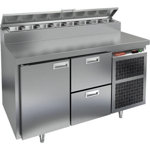 Стол холодильный для пиццы HiCold PZ2-12GN (1/6)