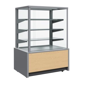 Витрина кондитерская Carboma KC70 VM 0,9-1 Light Паттерн (0106 Седой дуб)